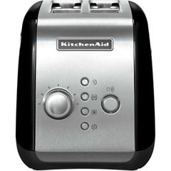 KitchenAid 2 Slice Toaster - 5KMT221, Black - 5