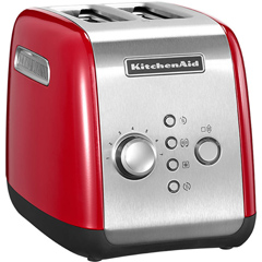 KitchenAid 2 Slice Toaster - 5KMT221, Red - 1