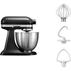 KitchenAid 3,3 L Mini Stand Mixer, Matte Black, 5KSM3311XEBM - 2