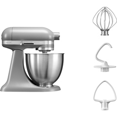 KitchenAid 3,3 L Mini Stand Mixer, Matte Grey, 5KSM3311XEFG - 2