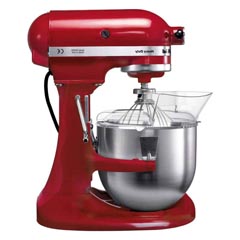 Kitchenaid 4,8 L Ağır Hizmet Tipi Stand Mikser Kırmızı - 5KPM5EER - 1