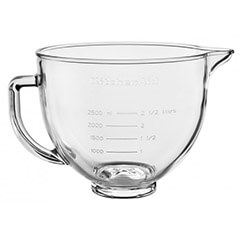 Kitchenaid 4.8 L Stand Mixer Glass Bowl for Models - 5KSM5GB - 1