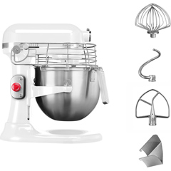 Kitchenaid 6,9 L Profesyonel Stand Mixer, White, 5KSM7990XEWH - 2