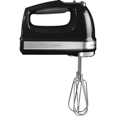 KitchenAid 9 Speed Hand Mixer, Onyx Black, 5KHM9212EOB - 1