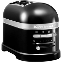 Kitchenaid Artisan 2 Slice Toaster, Onyx Black, 5KMT2204EOB - 1