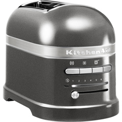 Kitchenaid Artisan 2 Slice Toaster, Medallion Silver, 5KMT2204EMS - 1