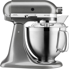 Kitchenaid Artisan 4,8 L Stand Mikser, Medallion Silver, 5KSM185PSEMS - 1