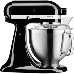 Kitchenaid Artisan 4,8 L Stand Mikser, Onyx Black, 5KSM185PSEOB - 1