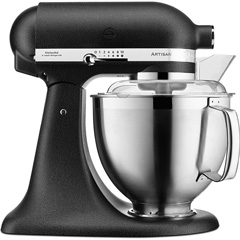 Kitchenaid Artisan 4,8 L Stand Mikser, 5KSM185PSEBK, Cast Iron Black 