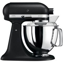 KitchenAid Artisan 4,8 L Stand Mikser Cast Iron Black- 5KSM175PSEBK - 1