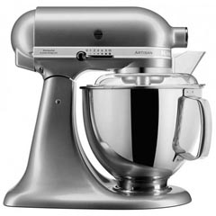 KitchenAid Artisan 4,8 L Stand Mikser, Contour Silver, 5KSM175PSECU - 1