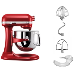 KitchenAid Artisan 6,9 L Stand Mikser, Empire Red, 5KSM7580XEER - 2