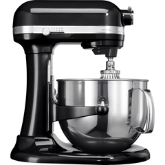 KitchenAid Artisan 6,9 L Stand Mikser, Onyx Black, 5KSM7580XEOB - 1