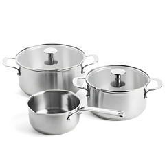 Kitchenaid Çelik 20, 24 cm Tencere ve 16 cm Sosluk Seti - Thumbnail