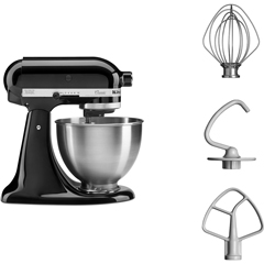 KitchenAid Classic 4,3 L Stand Mikser, 5K45SSEOB, Onyx black - 3