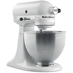 KitchenAid Classic 4.3 L Stand Mixer, 5K45SS, White - 2