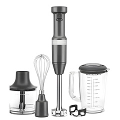 Kitchenaid Hand Blender with Accessories, 5KHBV83EDG, Charcoal Grey - 1