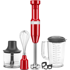 Kitchenaid Hand Blender with Accessories, 5KHBV83EER, Empire Red - 1