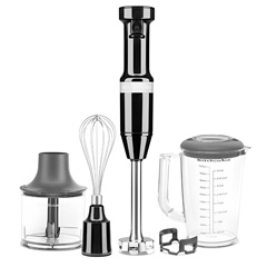 Kitchenaid Hand Blender with Accessories, 5KHBV83EOB, Onyx Black - 1