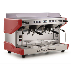 La San Marco Delecta 2 Gruplu Espresso Machine, Red - 1