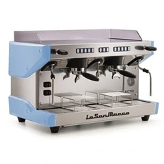 La San Marco Delecta Espresso Machine, 2 Groups, Sky Blue - 1