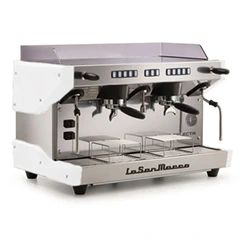 La San Marco Delecta Espresso Machine, 2 Groups, White - 1