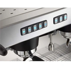 La San Marco Delecta Espresso Machine, 2 Groups, White - 4