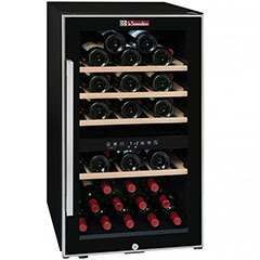 La Sommeliere Dual Compartment Wine Cabinet, ECS 50.2Z - 2