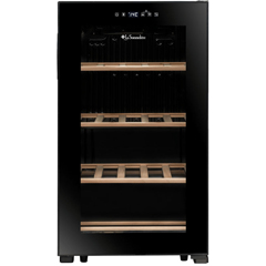 La Sommeliere Servis Wine Cabinet, LS36 Black, 36 Bottle Capacity - 1