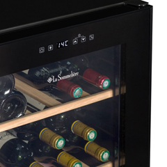 La Sommeliere Servis Wine Cabinet, LS36 Black, 36 Bottle Capacity - 2