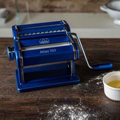 Marcato Atlas 150 Pasta Machine, Blue - 1