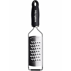 Microplane Gourmet Extra Wide Grater, Black - 1