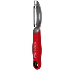 Microplane Grated Peeler, Red - 1