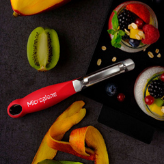 Microplane Grated Peeler, Red - 2