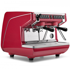 Nuova Simonelli Appia Life II Compact High Spoon Fully Automatic Coffee Machine, Red - 2