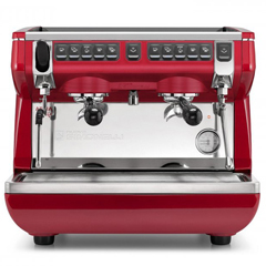 Nuova Simonelli Appia Life II Compact High Spoon Fully Automatic Coffee Machine, Red - 1