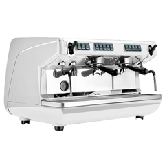 Nuova Simonelli Appia Life II High Spoon Fully Automatic Coffee Machine, White - 1