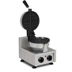 Omake WFL11 E12 Manual Timer Single Waffle Maker, Round Model, Mold Diameter 18 Cm, Electric - 1