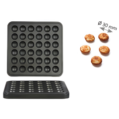 Omake WFL21 E12 Manual Timer Single Waffle Maker, Bubble Model, Mold Diameter 3 Cm, Electric - 2