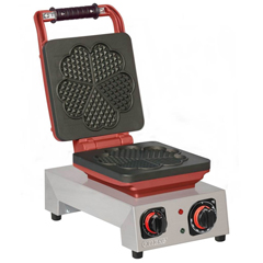 Omake WFL21 E12 Manuel Zamanlayıcılı Tekli Waffle Makinesi, Çiçek Model, Kalıp Çapı 22 Cm, Elektrikli - 1