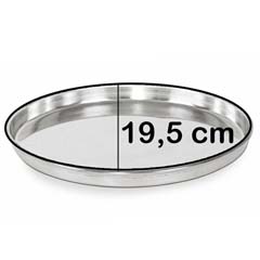 Özdemir Aluminum Pizza Tray, 19.5 cm - 2