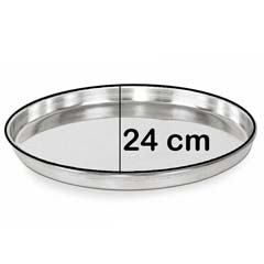 Özdemir Aluminum Pizza Tray, 24 cm - 2