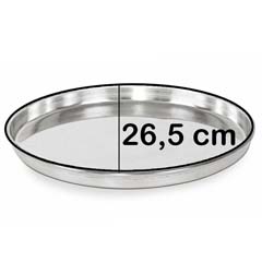 Özdemir Aluminum Pizza Tray, 26.5 cm - 2