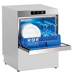 Öztiryakiler Commercial Dishwashing Machine, Oby 500 with Polisher, Detergent, Drain Pump - 2