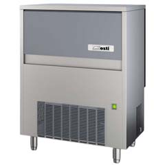 Öztiryakiler Cube Ice Machine, 88 kg/day, 40 kg Storage Bin, OKB88A - 1