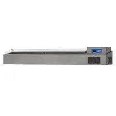 Öztiryakiler Pizza Preparation Unit, Plexiglass Lid, Refrigerated, Tag 370 Compatible, Pzc 54 - 1