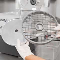 Robot Coupe Cube Cutting Disc, 14x14x5 mm Mozzarella - 9