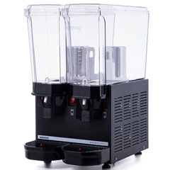 Samixir 40.SMB Classic Twin Cold Drink Dispenser, 20+20 Lt, Mixing and Spraying, Black - 2