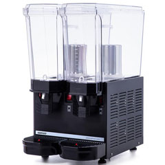 Samixir 40.SSB Classic Twin Cold Drink Dispenser, 20+20 Lt, Double Spraying, Black - 2