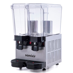 Samixir 40.SSI Classic Twin Cold Drink Dispenser, 20+20 Lt, Double Spraying, Inox - 2